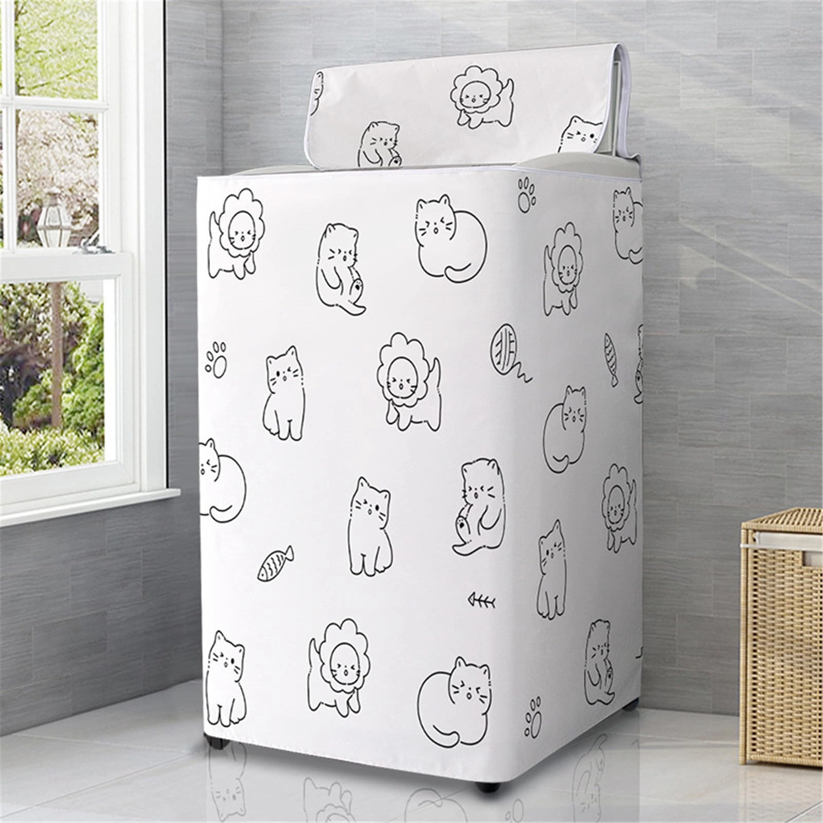 Odot Washing Machine Cover - Top Loader XXL 12.5kg cat