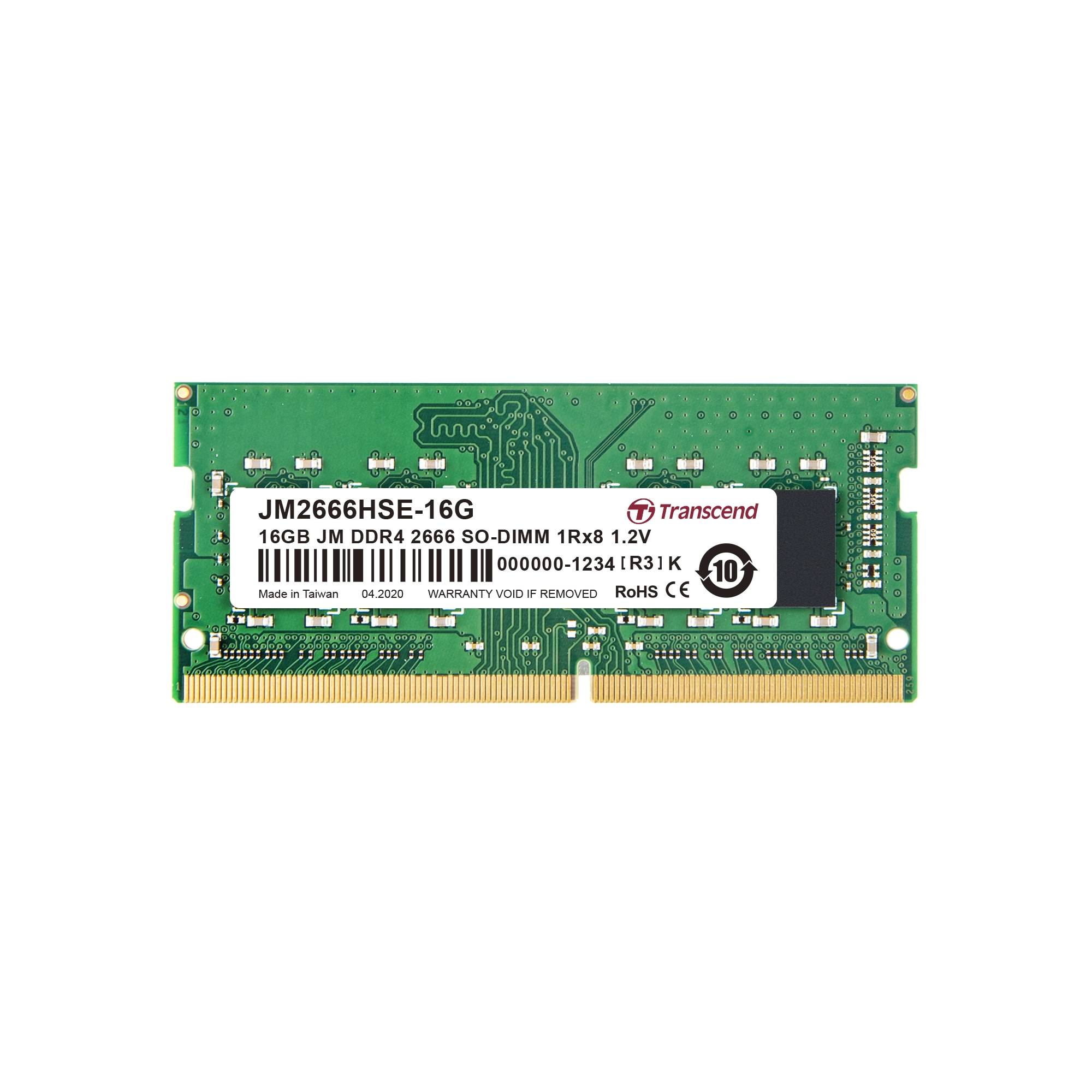 JetRam - 16GB 3200MHz SO-DIMM DDR4