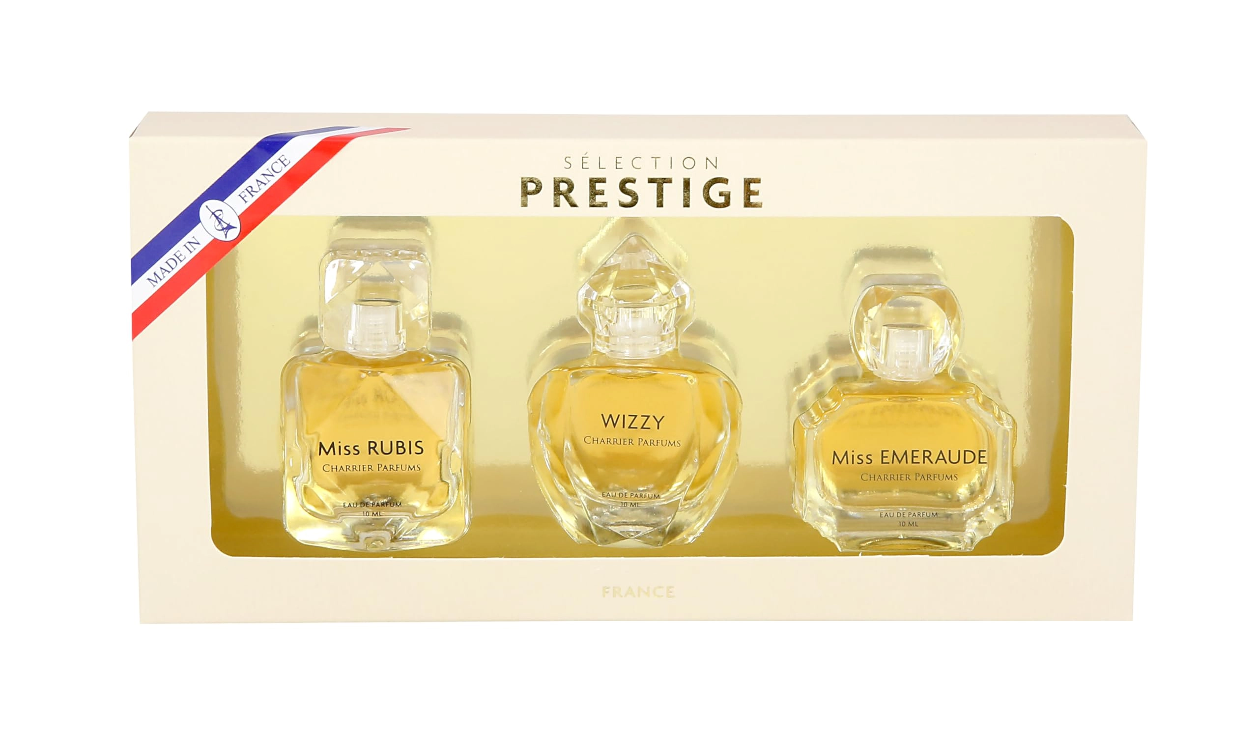 Charrier Parfums Miss Emeraude + Wizzy + Miss Rubis Eau de Parfum - 30 ml Prestige Selection Gift Box