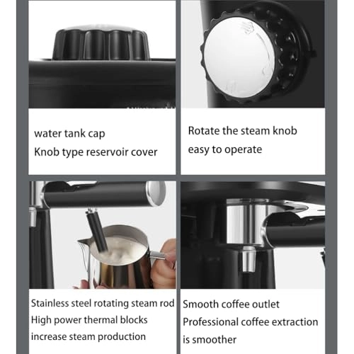 Semi automatic Coffee Machine - High-pressure Glass pot