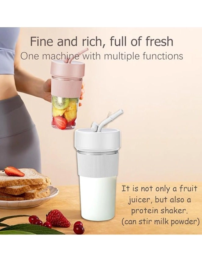 Mini Portable Blender - USB-C Charging BPA-Free Travel Lid