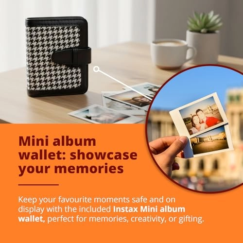 Mini 99 + 40 Shot Film + Case + Mini Album Wallet + Selfie Mirror Set + Film Stickers Set + Image Storage Case