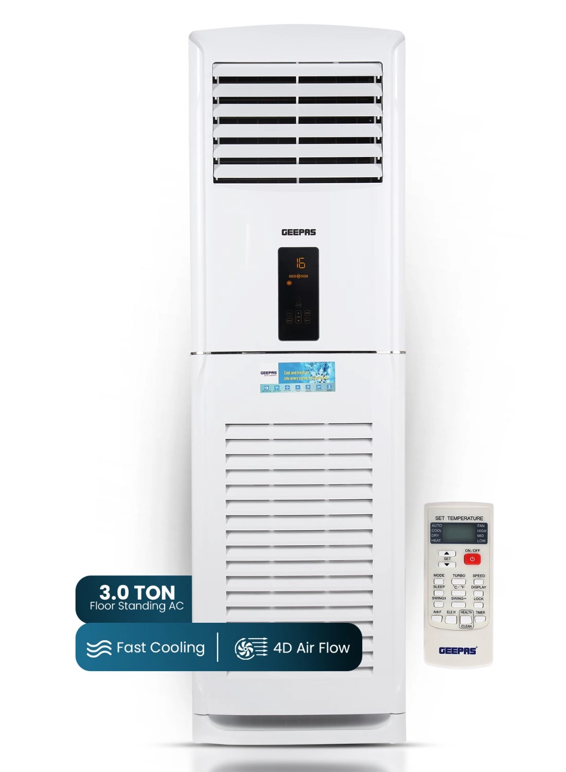 GEEPAS GACFS3634CA - 3 Tons Portable 32073 BTU