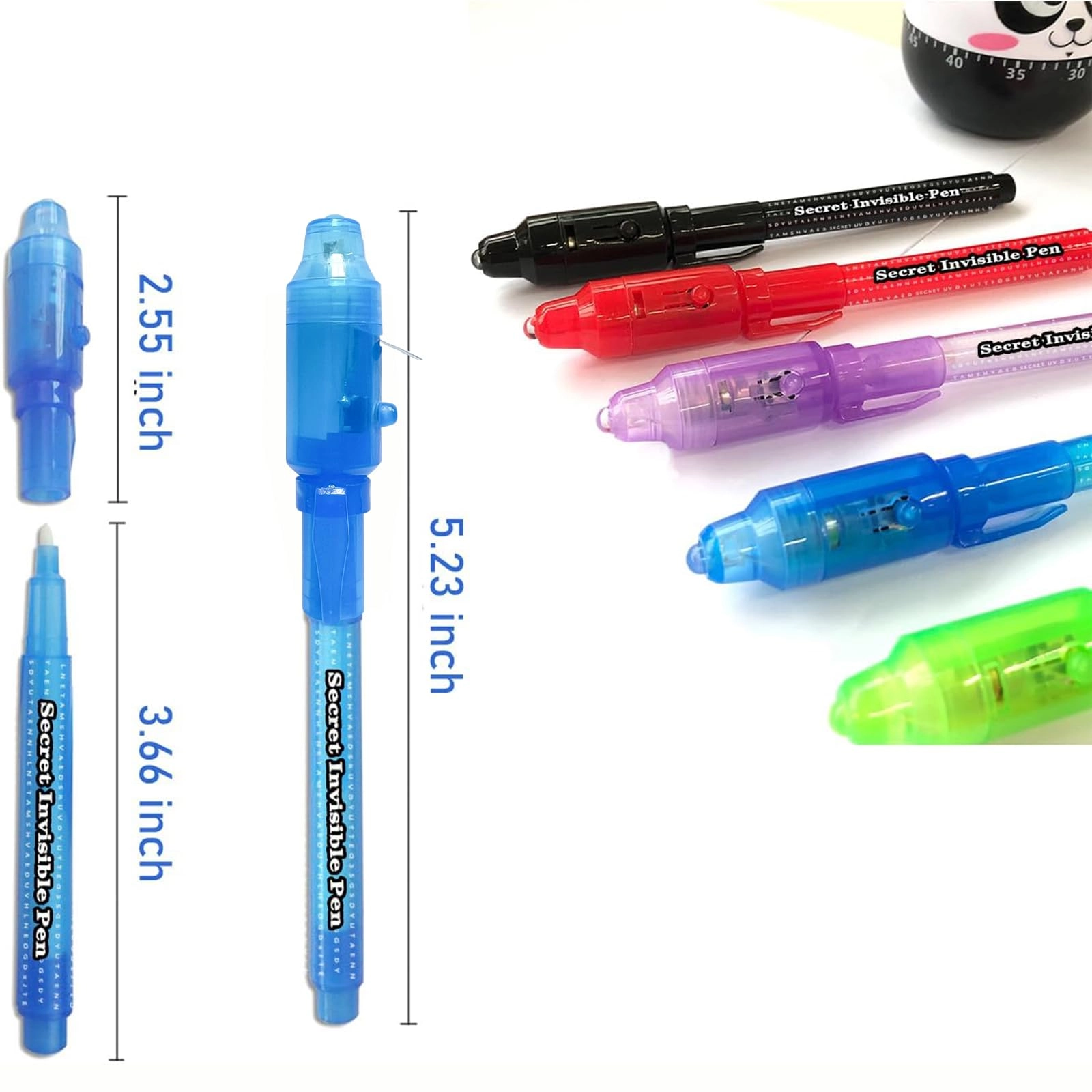 Invisible Ink Pen - Multicolor Fine