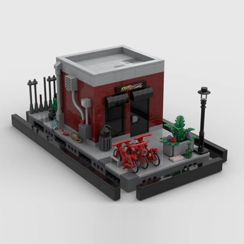 Street View Night Ink Shop - Nightlife Series 692pcs