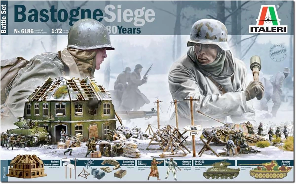 Italeri Battle-Set Bastogne Siege - 1:72