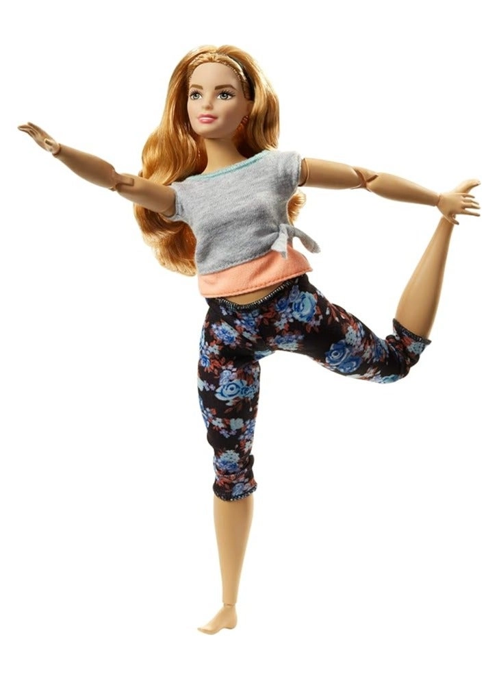Barbie Made To Move - Curvy 22 Flexible Joints Long Straight Red Hair Ages 3+