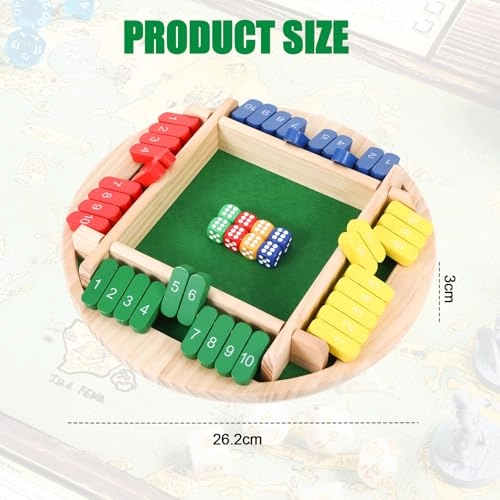 Shut The Box - Wooden Dice Game