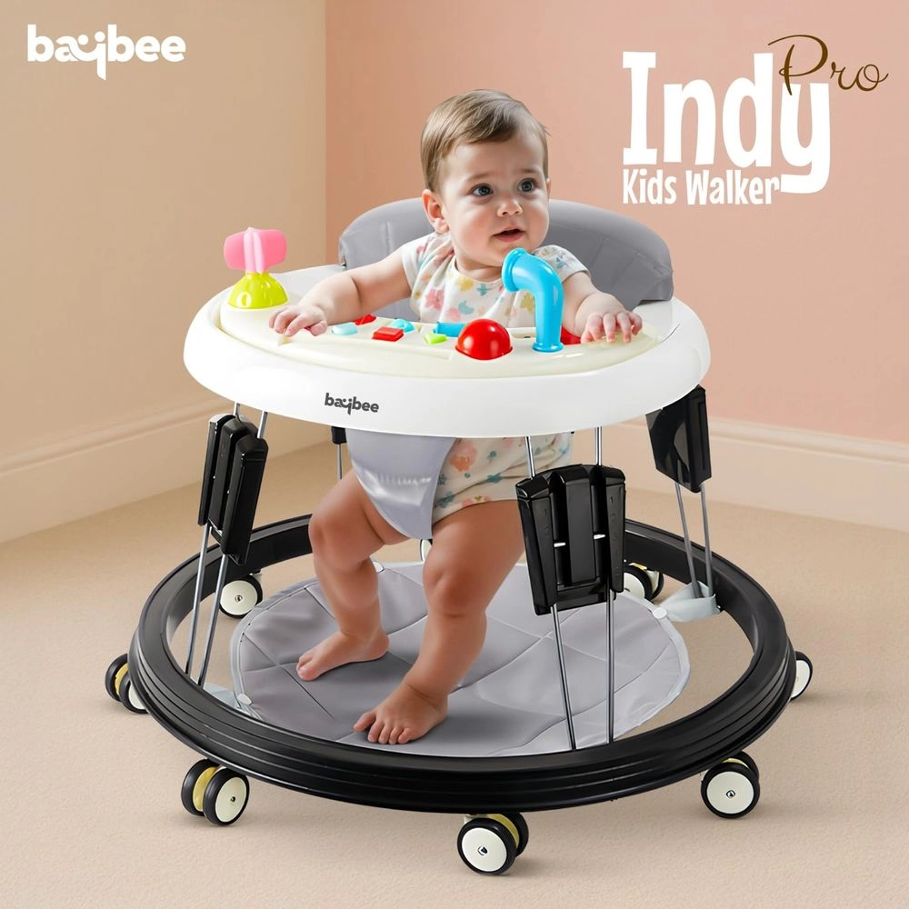 Foldable Baby Walker - 3-step height adjustable 15 kg