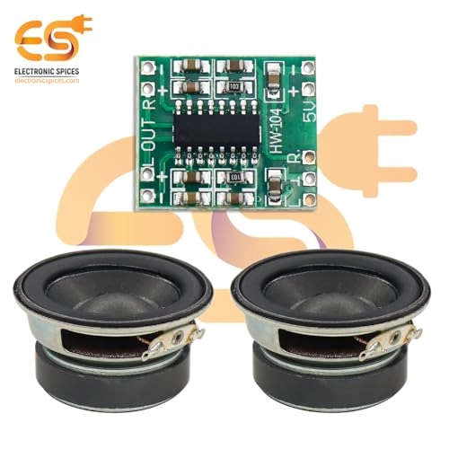 Mini 3Watt Speaker - 4ohm + PAM8403 - Mini 2 Channel Stereo Class D