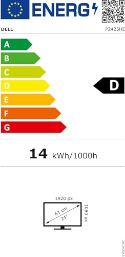 P2425HE - 24 inch 1080 X 1920 pixels