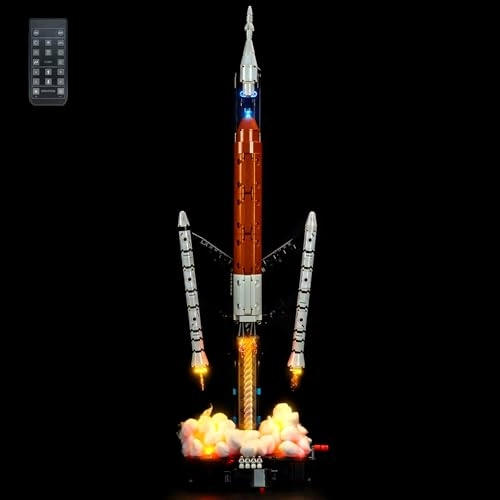 Light kit Compatible with Lego NASA Artemis Space Launch System Rocket (42221) - RC Version LED Lighting