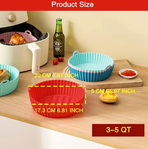 Air Fryer Liner - Silicone 1 Pack