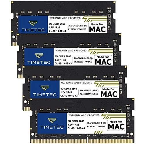 Timetec DDR4 SODIMM - 32GB 2666MHz 260 Pin DDR4
