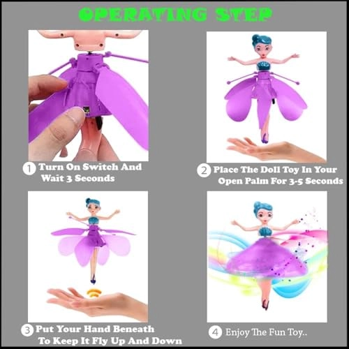 Flying Princess Doll - Hand Sensor Control USB Powered