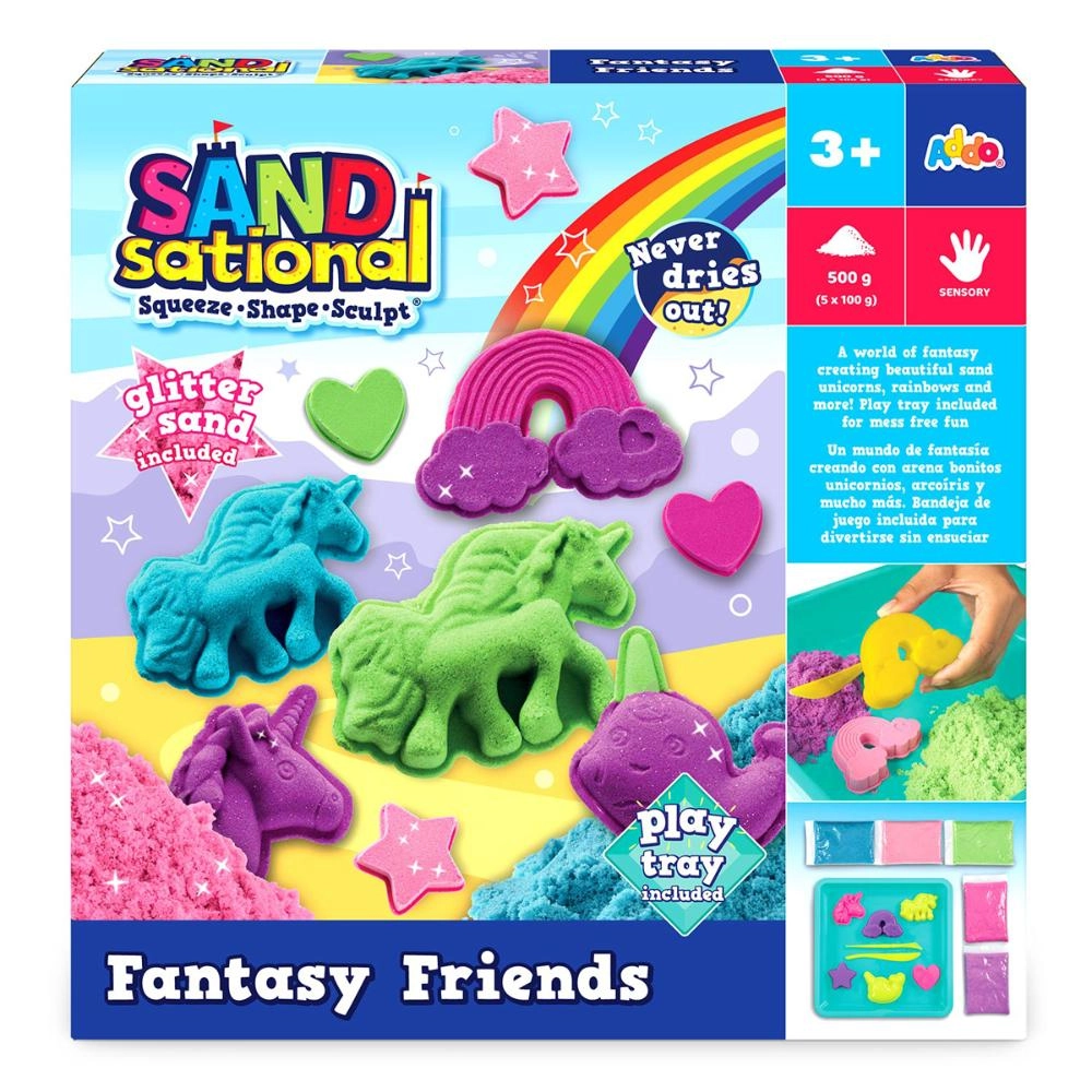 ADDO Modelling Sand Fantasy Friends - 500gm 2 tools 6 moulds