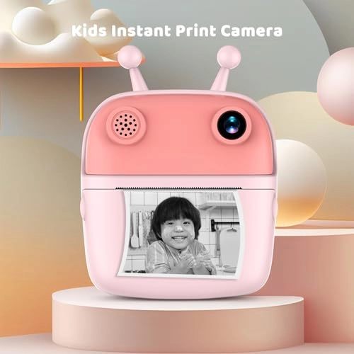 Instant Print Camera - 1080P 2.4 inch 10X