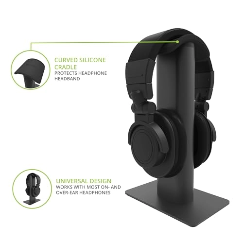 H2 - Headphone Stand for Most on & over ear headphones Heavy-duty