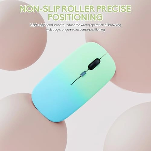 Gradient Color Bluetooth Mouse - Wireless
