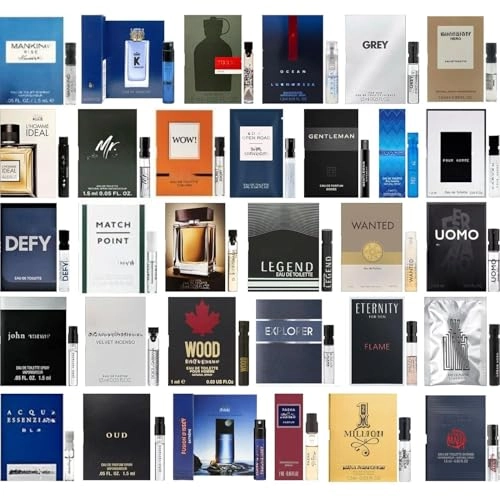 Designer Fragrance Cologne Sampler Set - Assorted 10pcs Pack