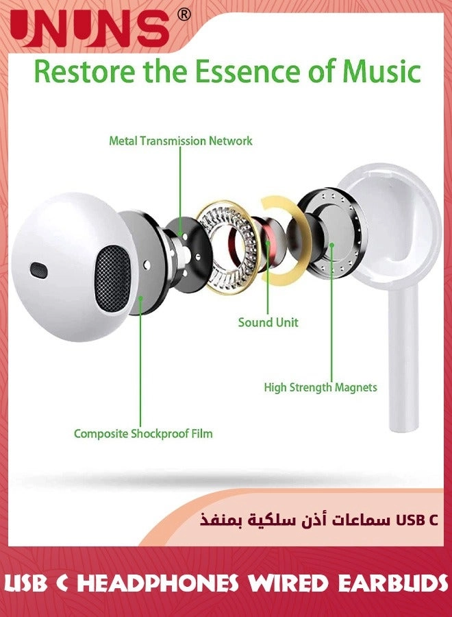 Type C Wired Earbud Pack