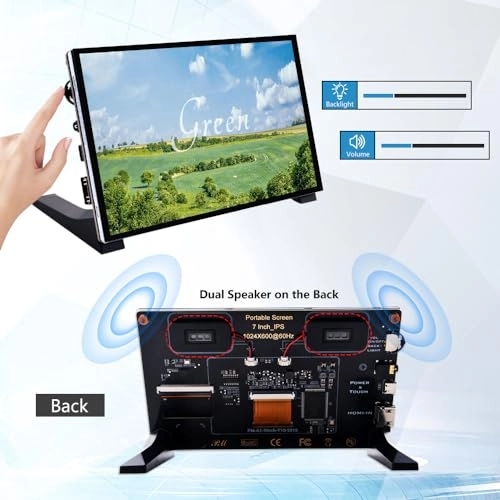 Capacitive Touchscreen Monitor - EP-0177 7 Inches 1024x600