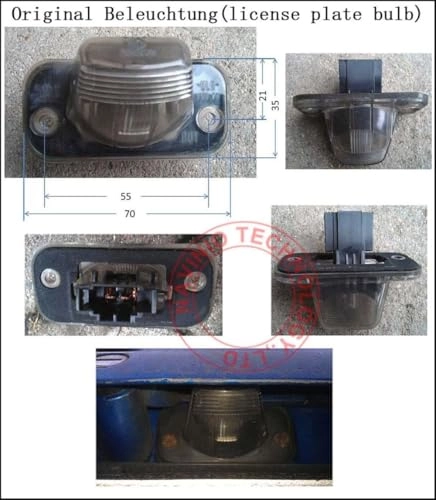 CCD car rear view camera - Night vision wireless 628 x 586