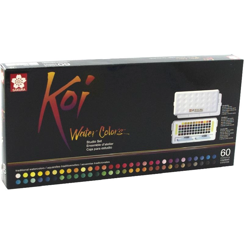 Pocket Field Sketch Box - 24 Colors + Brush;Palette