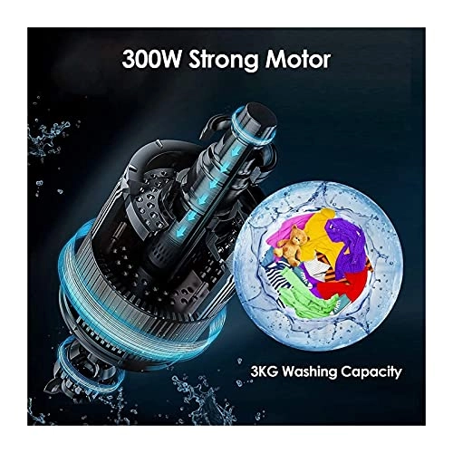 Mini Washing Machine - Folding Handle, Polypropylene Washing capacity: 2KG