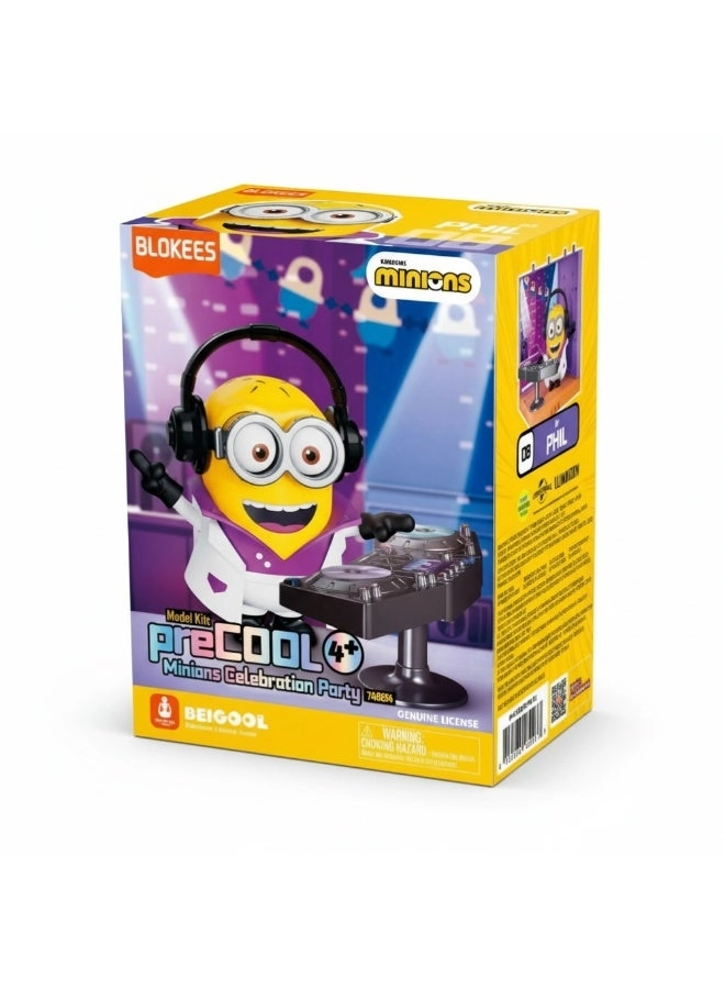 DJ Phil Building Figure - Minions 4+ pcs