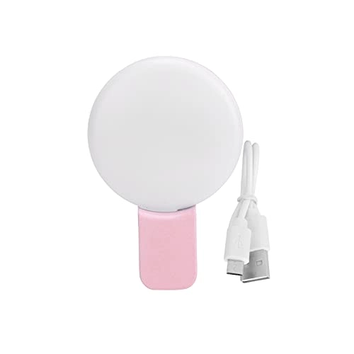 Selfie Phone Clip on Ring Light - USB Rechargeable Live Photo Fill Light