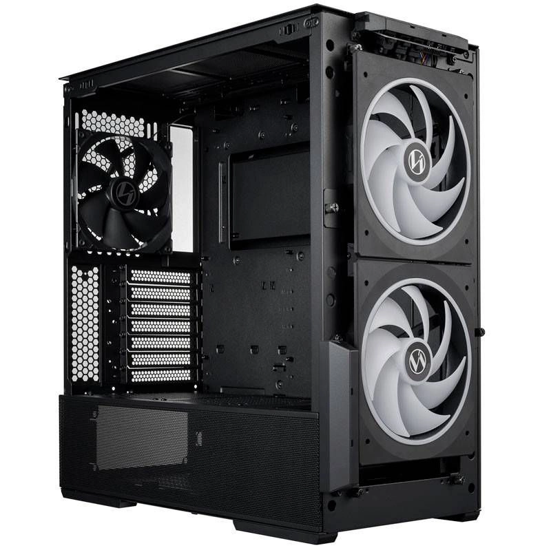 LANCOOL 216 - tempered glass side panel mid-tower