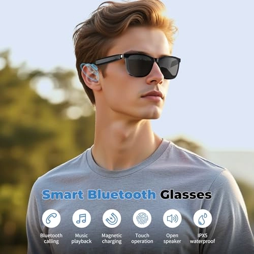 AI Smart Glasses - 116 Languages Bluetooth 5.4 UV400