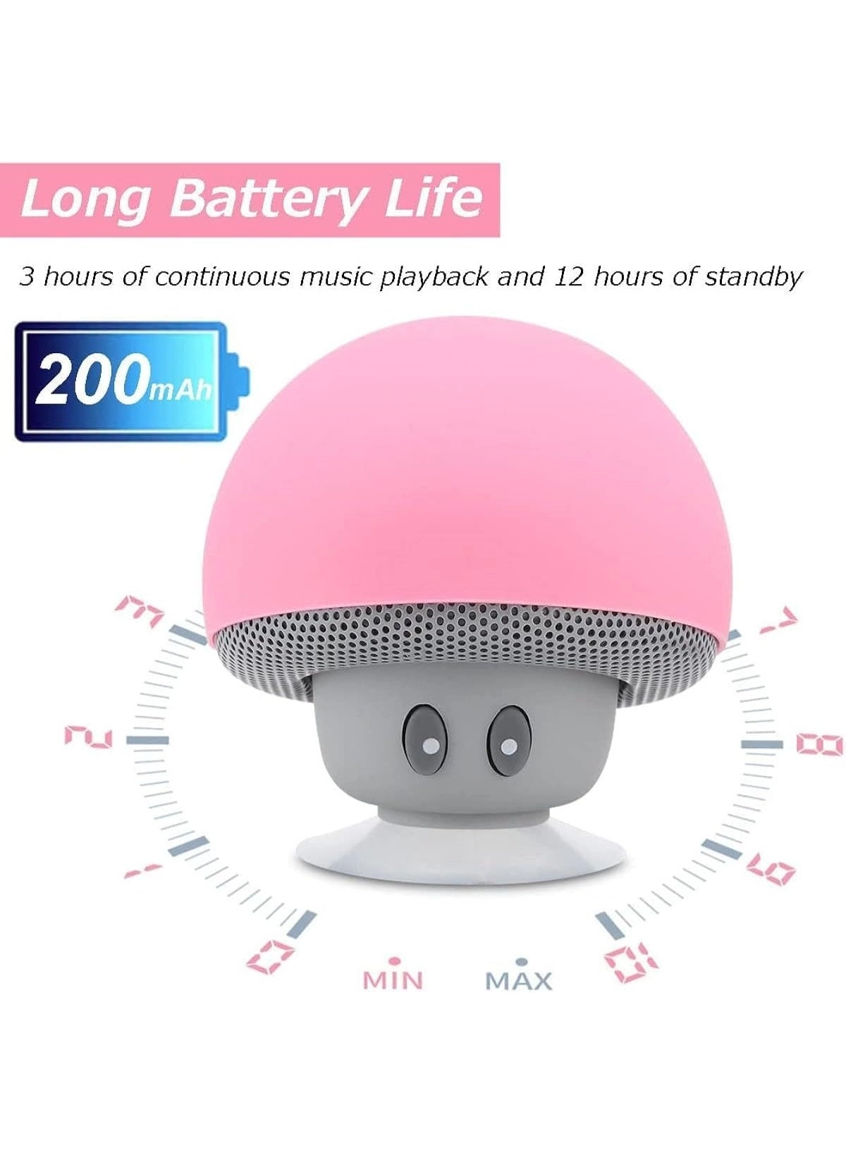 Mini Bluetooth Mushroom Speaker - 3W