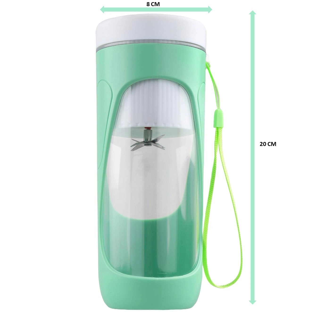 6 Blade Juicer Blender - 450 ML USB Portable