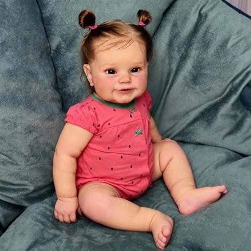 Maddie Reborn Baby Doll - 20 Inch Full body vinyl girl Ages 3+