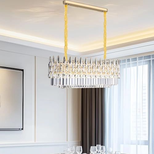Luxury LED Crystal Chandelier - 3 Color Temperatures