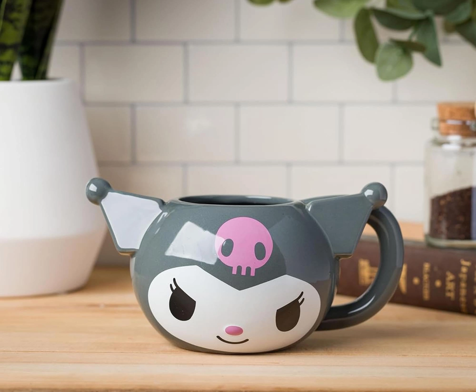 Hello Kitty and Friends Kuromi Ceramic Mug - 1 pcs Sculpted