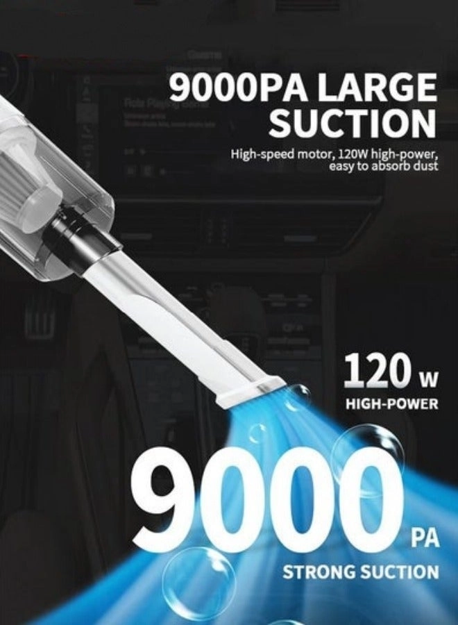 3 in 1 Vacuum Cleaner - Wireless HEPA Filter White