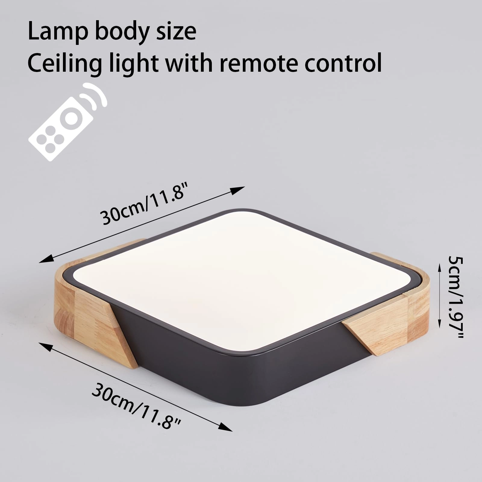 Flush Ceiling Light - 6000K 4000K 3000K Dimmable