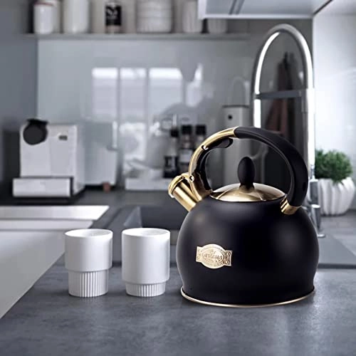 Stove Top Whistling Tea Kettle - 2.6 Liters