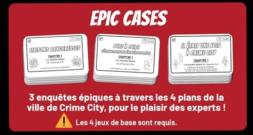 Epic Cases Micro Macro - 3 XXL Investigations Investigation Game (French)