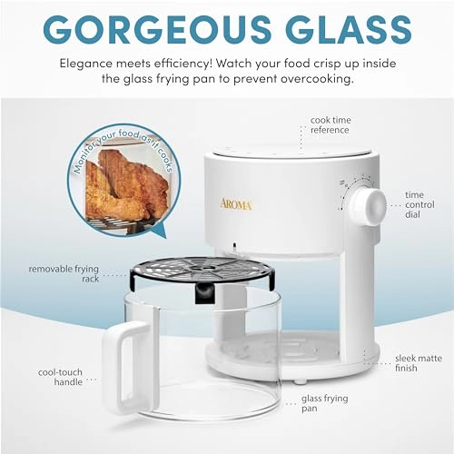 Glass Air Fryer and Countertop Convection Oven