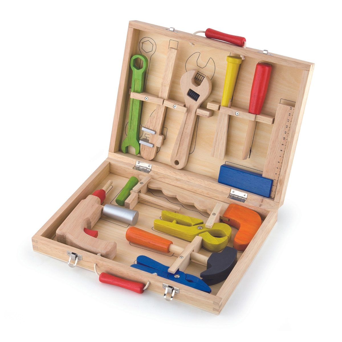 Wooden Tool Box - 12 pcs