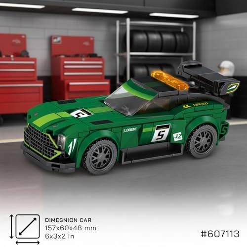 Champions Famous GT Race Car - Building Set Model Kit (607093)