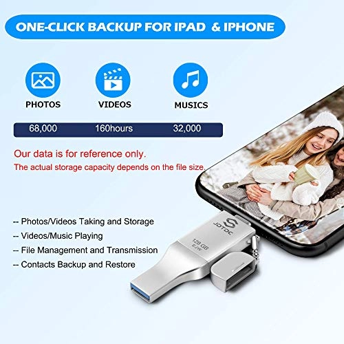 Photo-Stick-iPhone - USB 3.0 Lightning USB-C 128GB