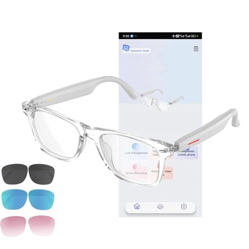AI Smart Glasses - Bluetooth 5.2 Translation