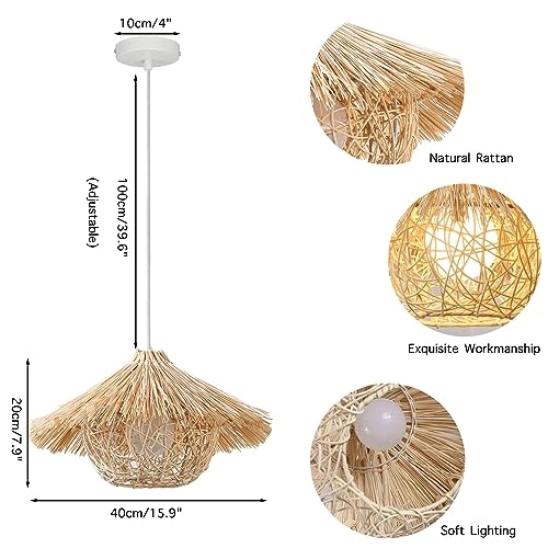 Bamboo Chandelier - Dimmable