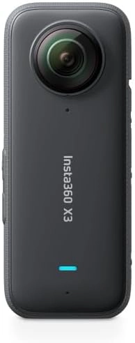 X3 - 360 5.7K + Case + Invisible Selfie Stick - 70cm + Extra Battery + Lens Cap + Memory Card - 64GB