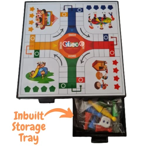 Snakes and Ladders with Ludo - 2 in 1 Magnetic Travelling